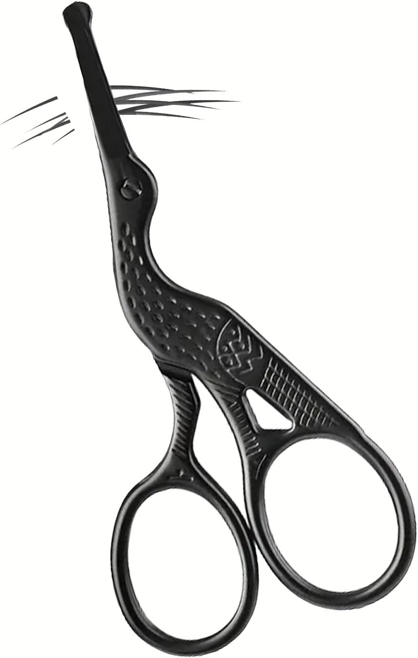Men'S Grooming Facial - Black Stork Shape Stainless Steel Facial