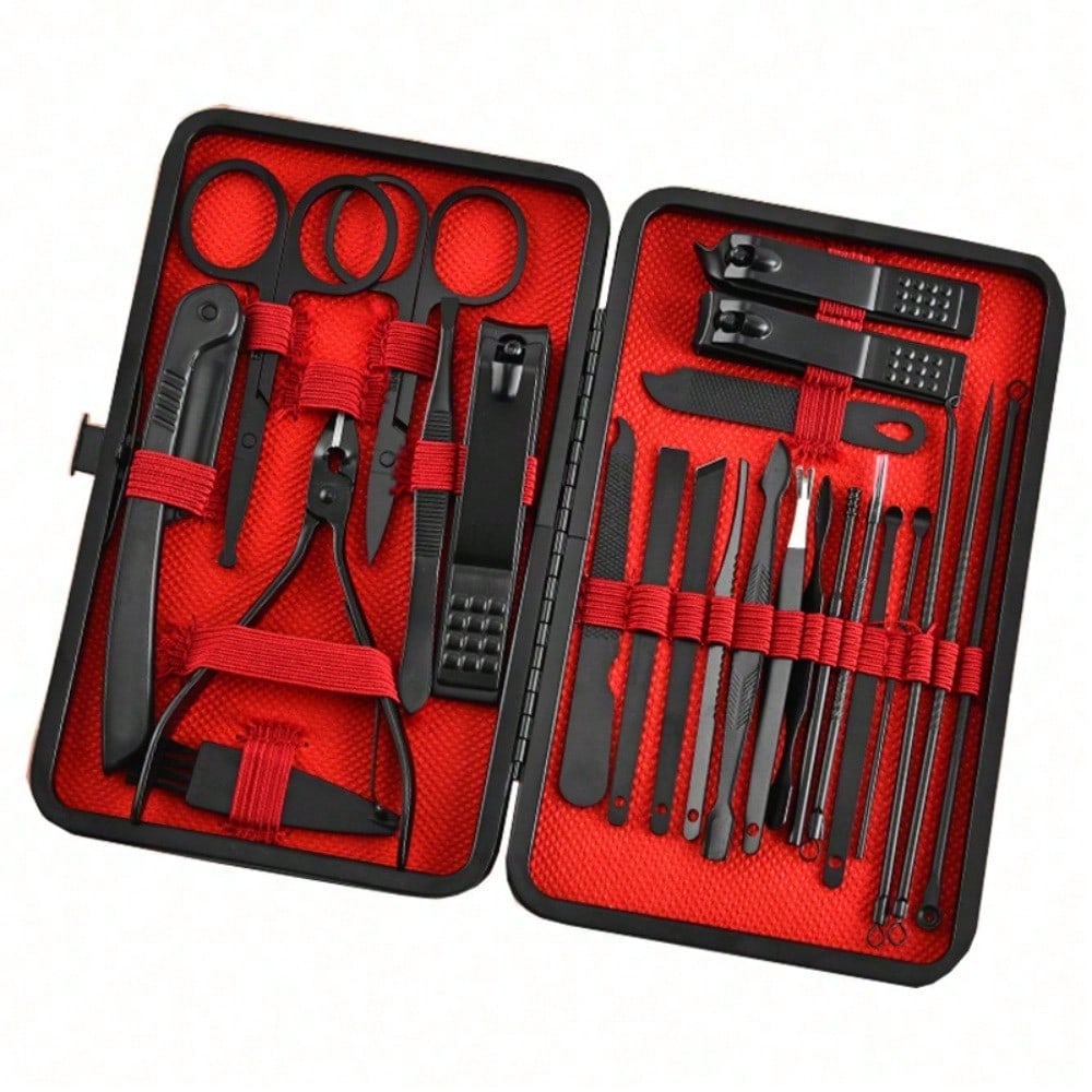 Men'S Grooming Facial - 8/24pcs Professional Manicure Set & Pedicure