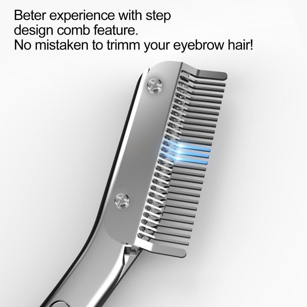 Men'S Grooming Makeup - Stainless Steel Eyebrow Scissors Precision with