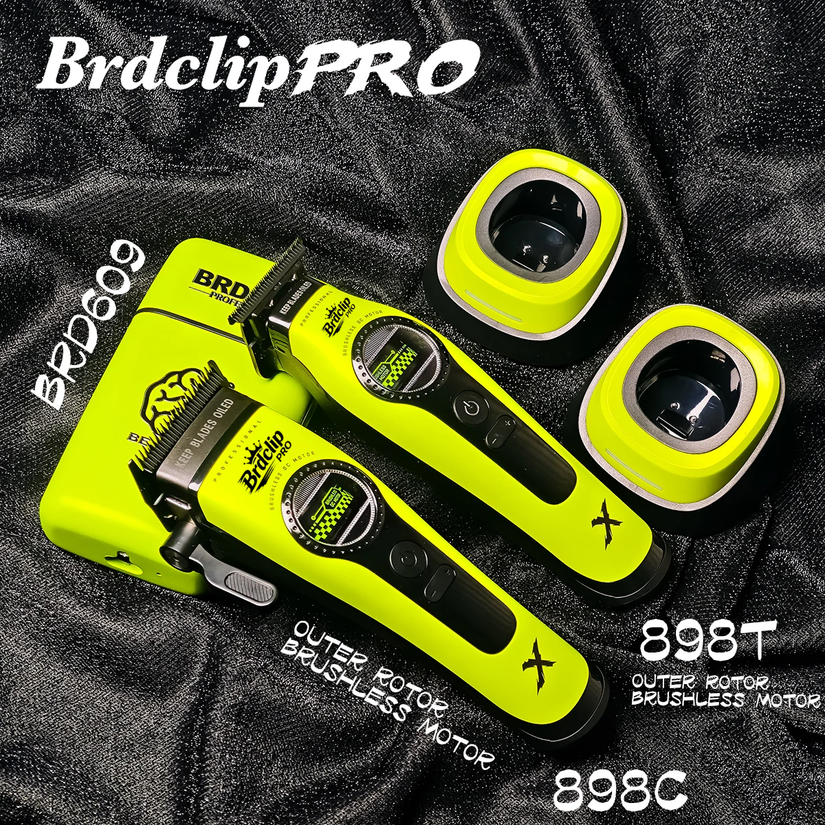Eyebrow Razor Trimmer - Professional BRDCLIPR 898CT 8000RPM Hair Clipper