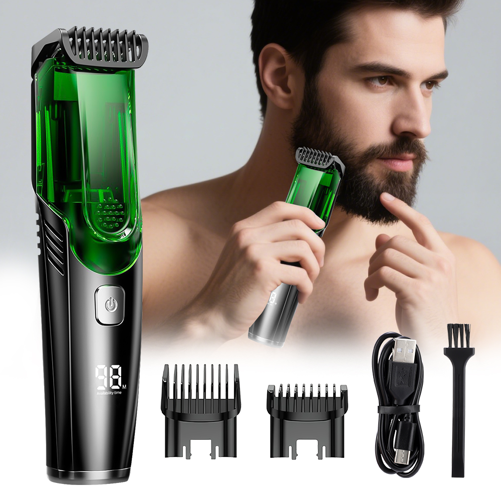 Vacuum Beard Trimme Men's Bear - مراجعة Men'S Grooming Ear Hair وسعره