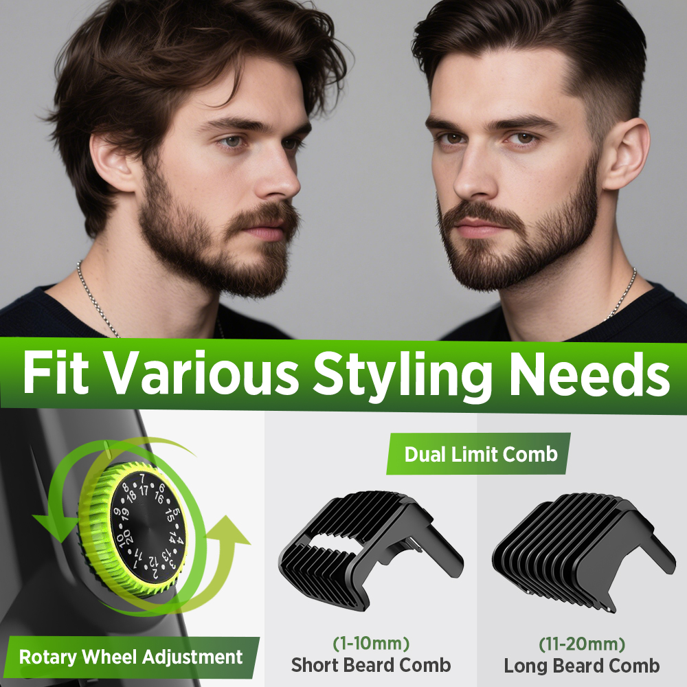 Vacuum Beard Trimme Men's Bear - مراجعة Men'S Grooming Ear Hair وسعره