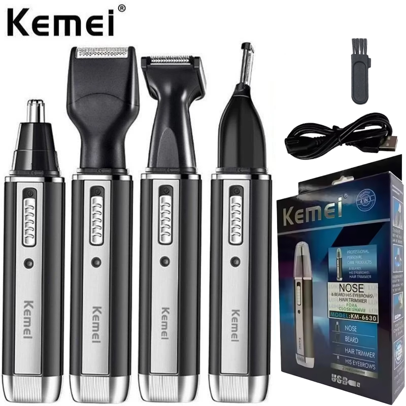 Kemei-6630 Nose Hair Trimmer F - مراجعة Men'S Grooming Ear Hair وسعره