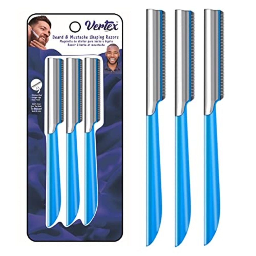 Beard Shaping Razor Tool Musta - مراجعة Men'S Grooming Razor Kit وسعره