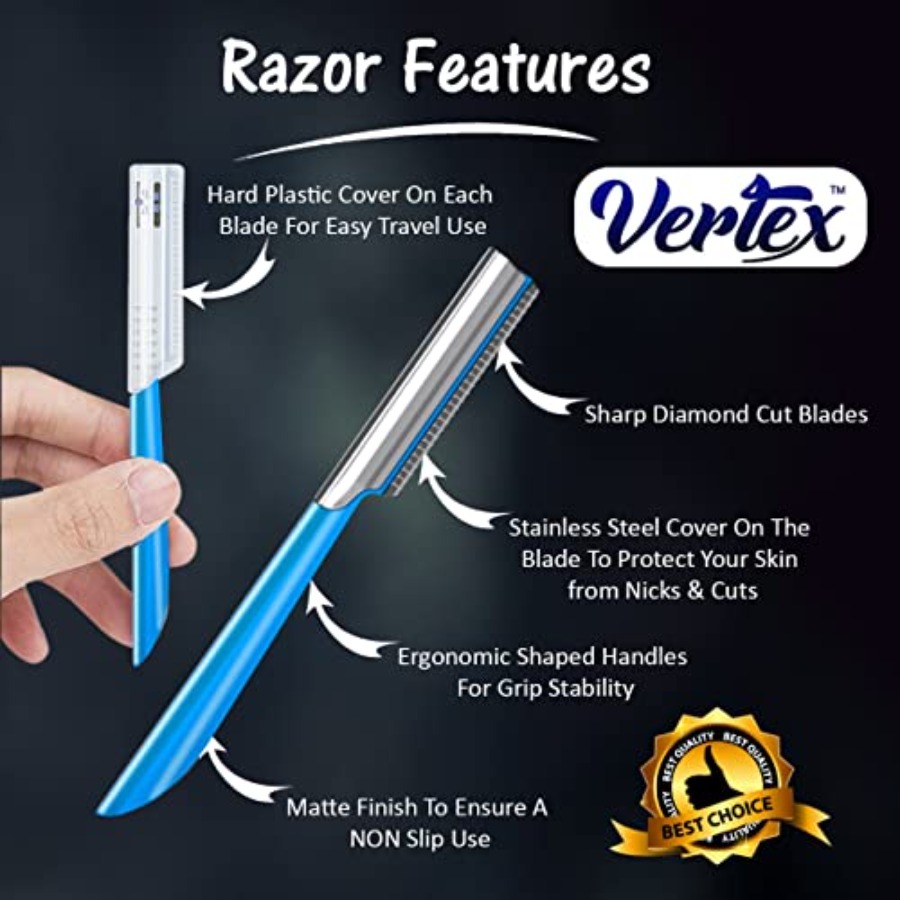 Beard Shaping Razor Tool Musta - مراجعة Men'S Grooming Razor Kit وسعره