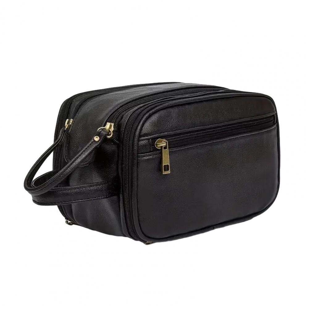 Travel Makeup Bag Faux Leather - مراجعة Men'S Grooming Makeup وسعره