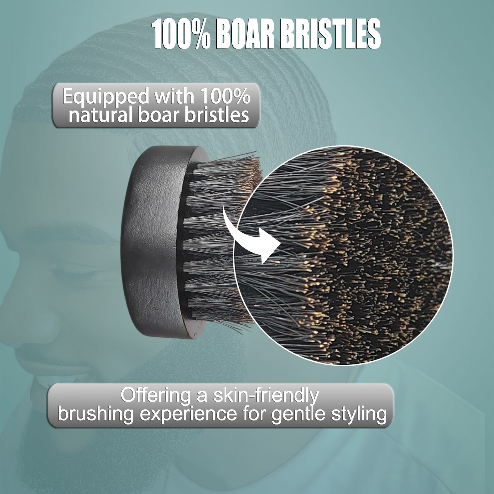 Round Beard Brush for Men – 10 - مراجعة Men'S Grooming Facial وسعره