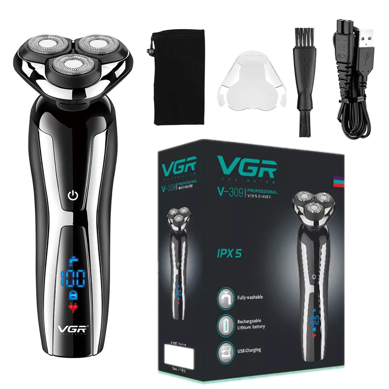 VGR Wet Dry Electric Shaver Fo - مراجعة Men'S Grooming Razor Kit وسعره