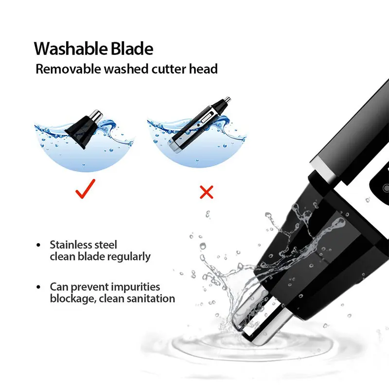 Kemei rechargeable electric al - مراجعة Men'S Grooming Facial وسعره