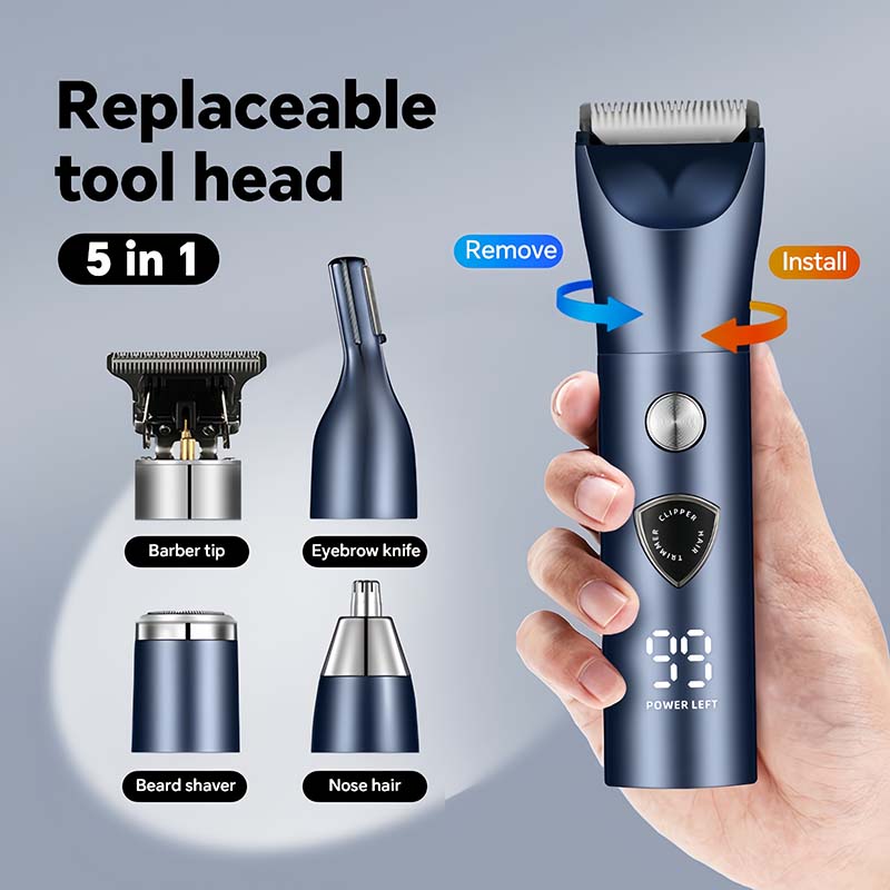Beard Trimmer for Men Electric - مراجعة Men'S Grooming Razor Kit وسعره