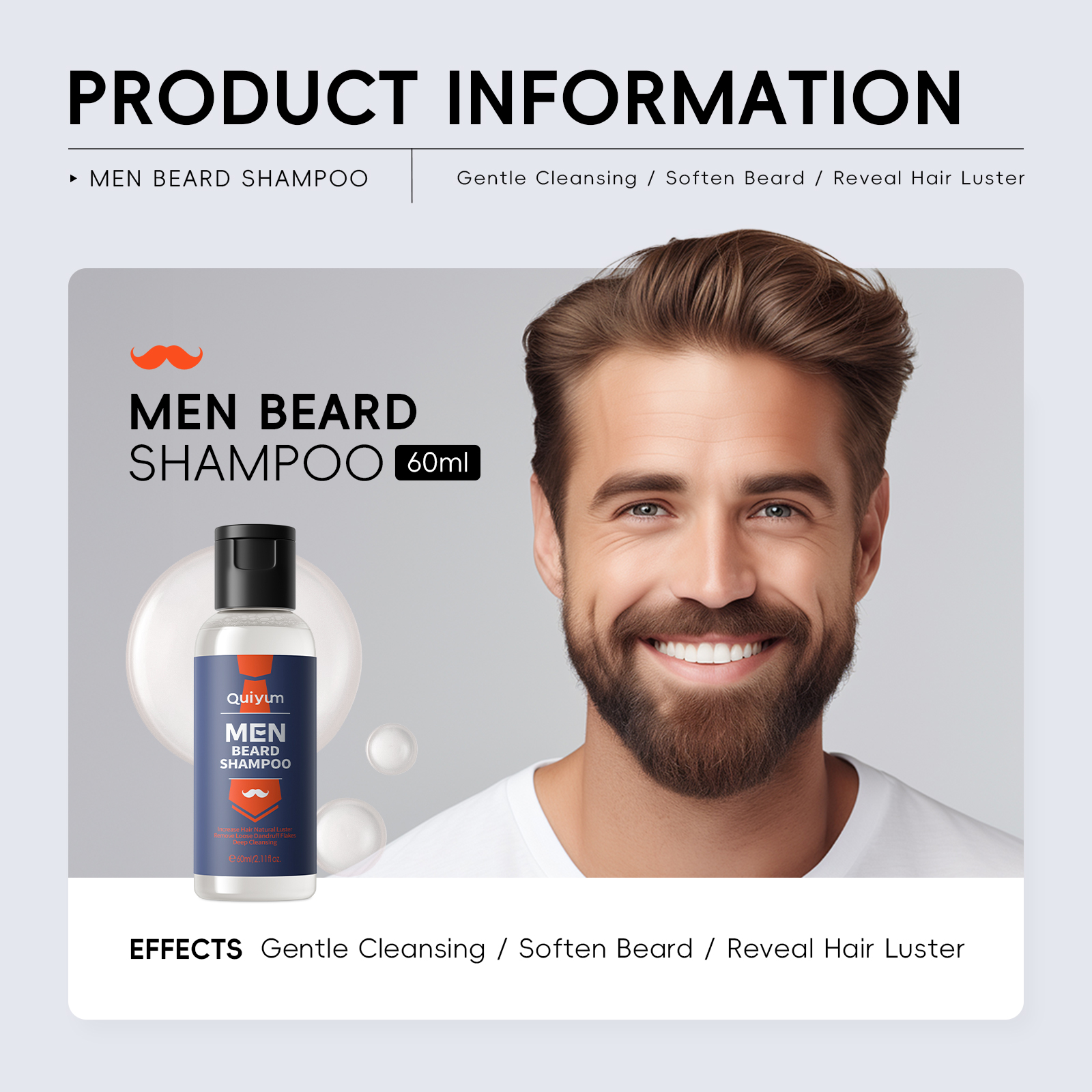 QUIYUM 4Pcs Men Beard & Facial - مراجعة Men'S Grooming Facial وسعره