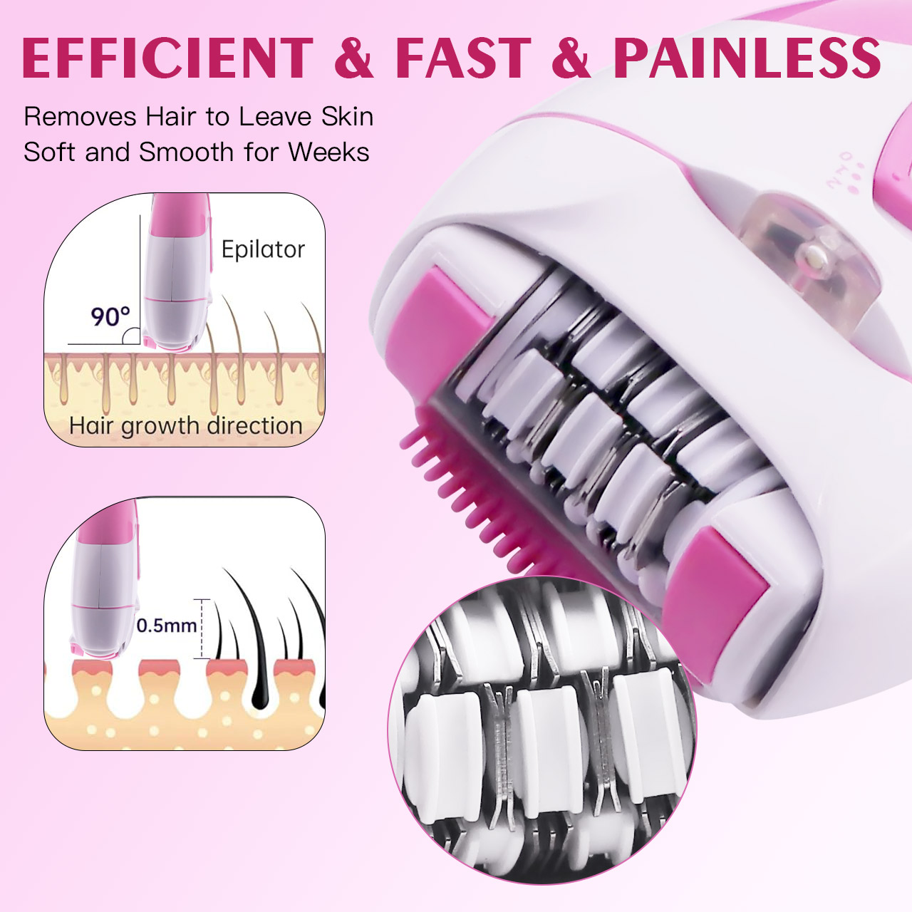 Hatteker Electric Plucker Clam - مراجعة Eyebrow Razor Trimmer وسعره