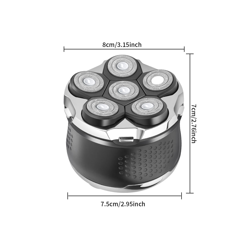HIENA HYN-702 6 Head Electric  - مراجعة Men'S Grooming Razor Kit وسعره