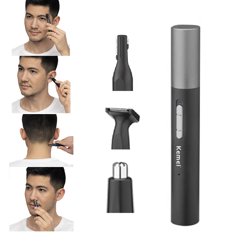 Kemei Pro Rechargeable Nose Ha - مراجعة Eyebrow Razor Trimmer وسعره