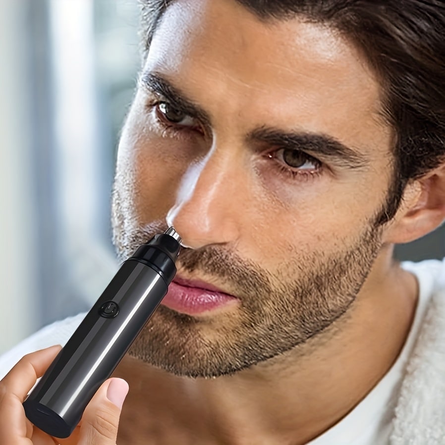 Rechargeable Nose Hair trimmer - مراجعة Men'S Grooming Facial وسعره