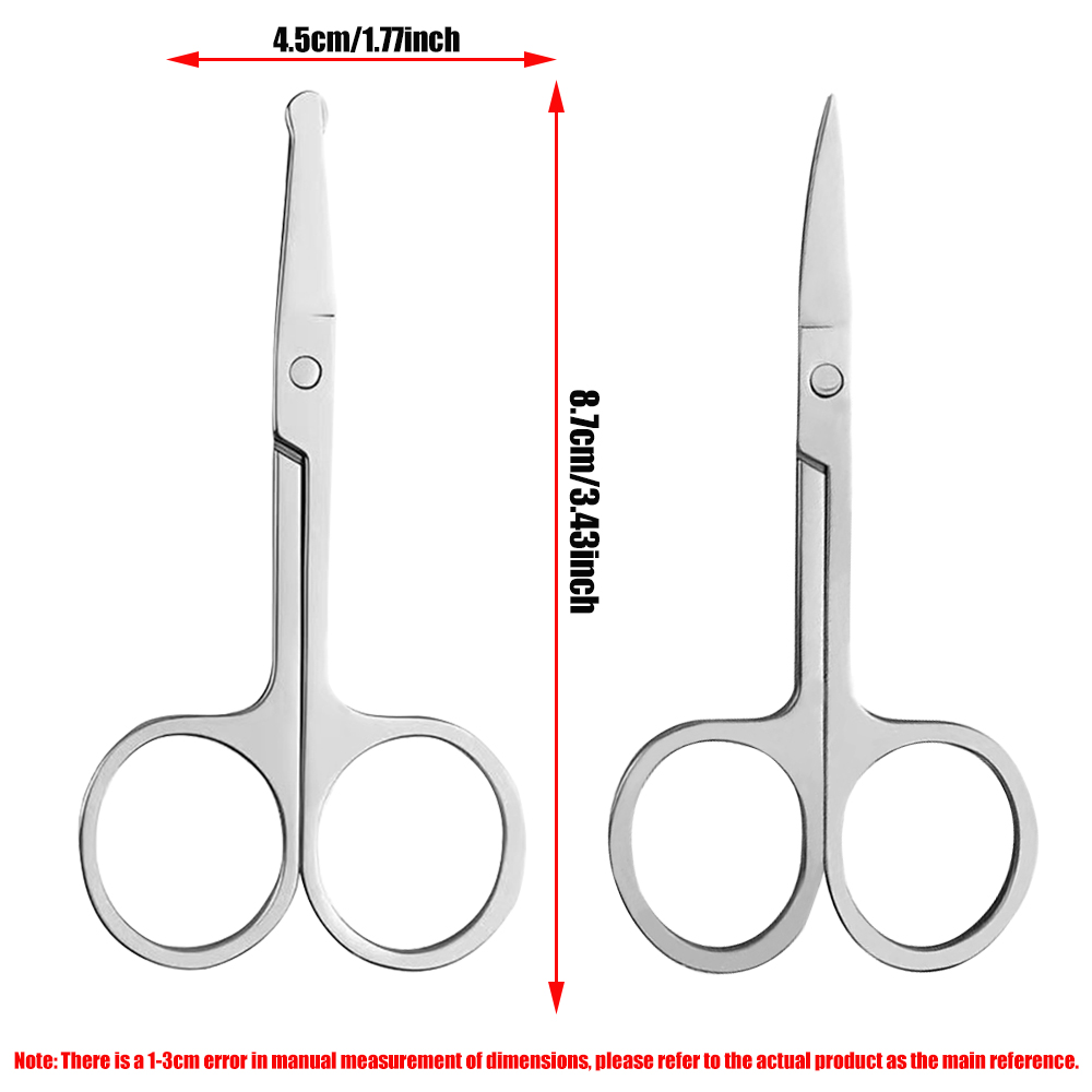 2/3PCS Eyebrow Scissors Stainl - مراجعة Men'S Grooming Makeup وسعره