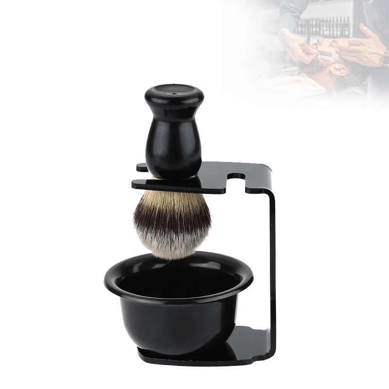Shaving Brush and Bowl with Ac - مراجعة Men'S Grooming Facial وسعره