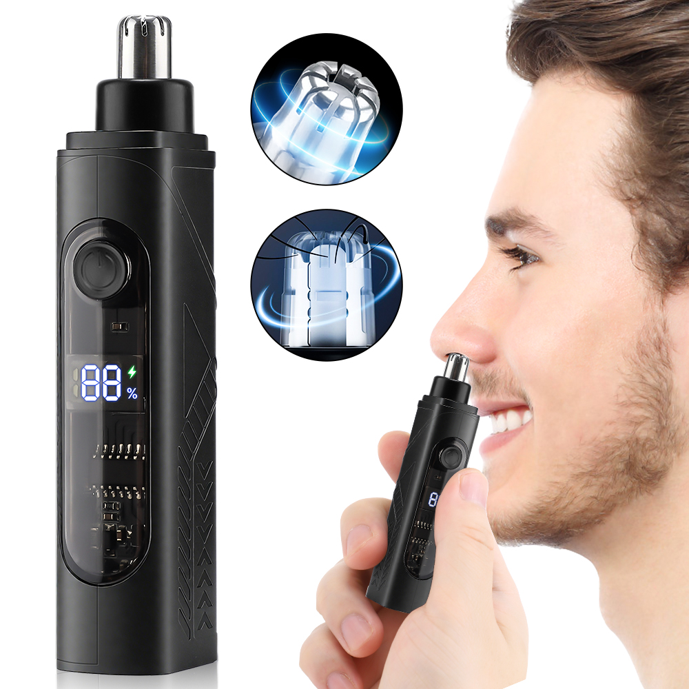 Rechargeable Nose Hair trimmer - مراجعة Men'S Grooming Facial وسعره