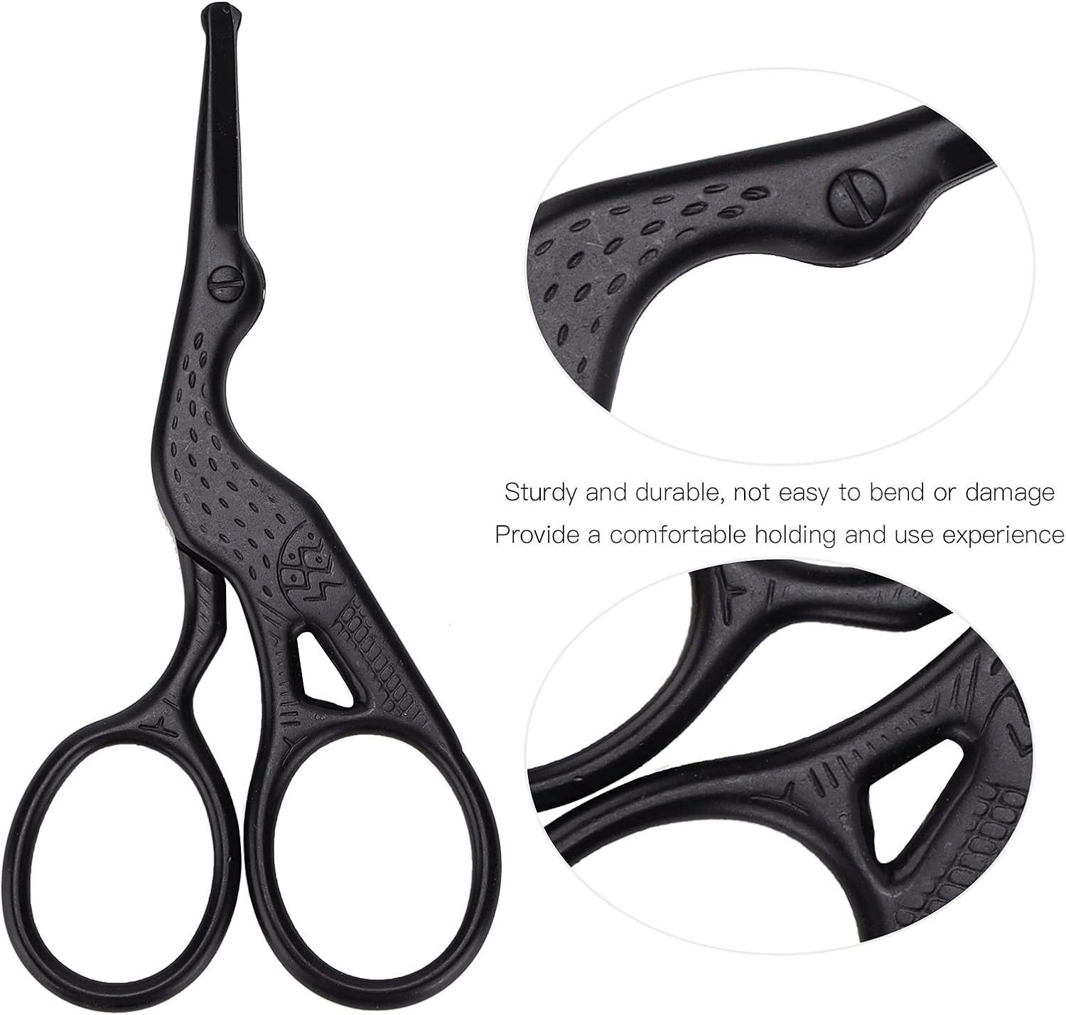 Black Stork Shape Stainless St - مراجعة Men'S Grooming Facial وسعره