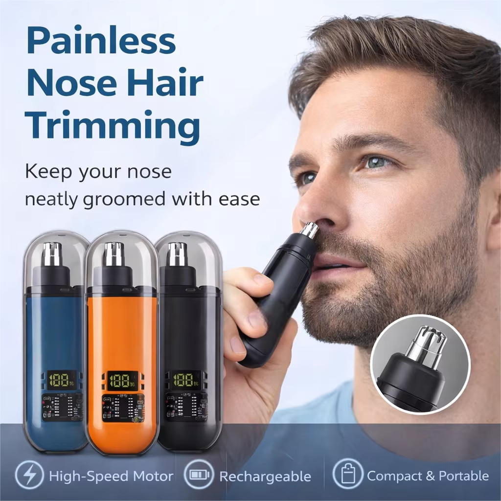Nose Hair Trimmer Rechargeable - مراجعة Eyebrow Razor Trimmer وسعره
