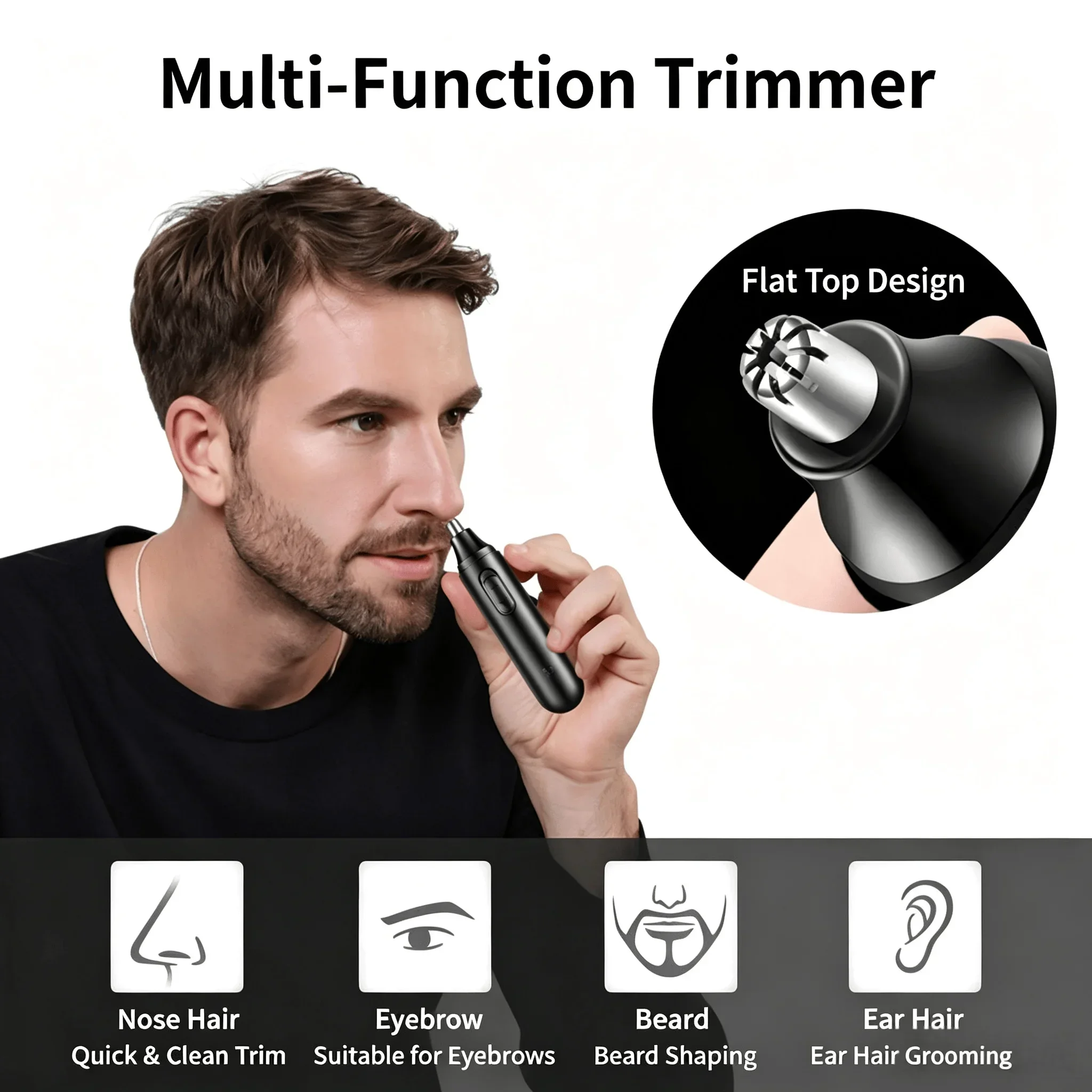Multi-Functional Electric Nasa - مراجعة Men'S Grooming Ear Hair وسعره