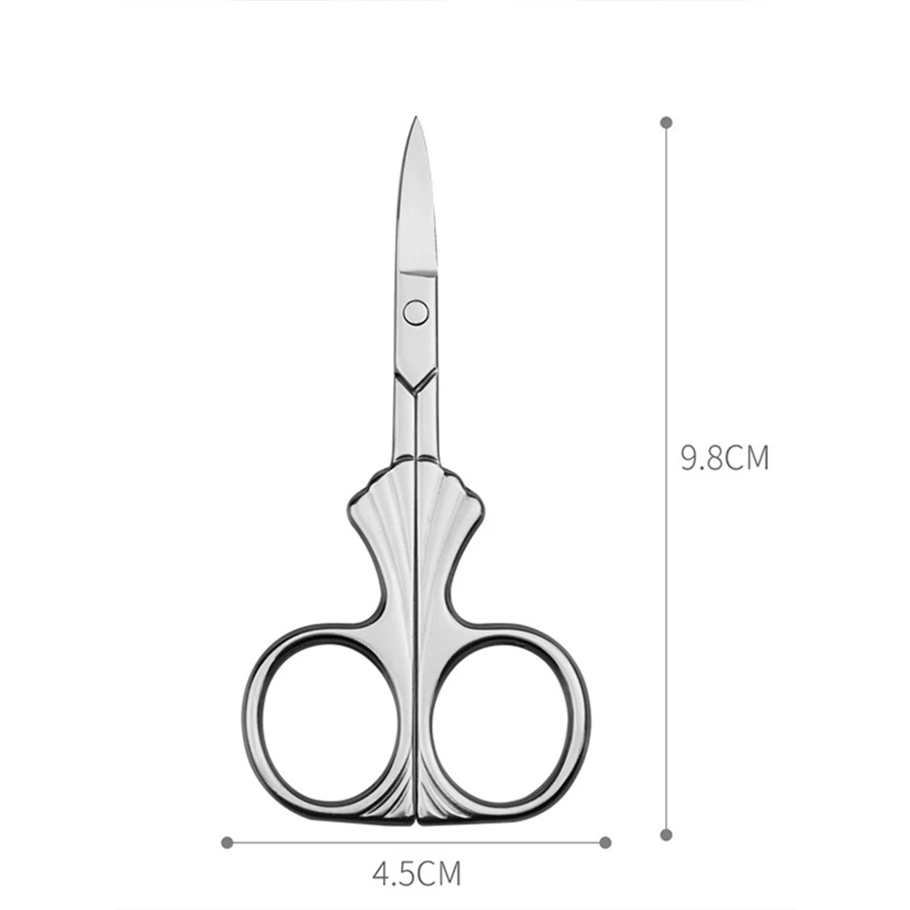 Stainless Steel Eyebrow Scisso - مراجعة Men'S Grooming Makeup وسعره