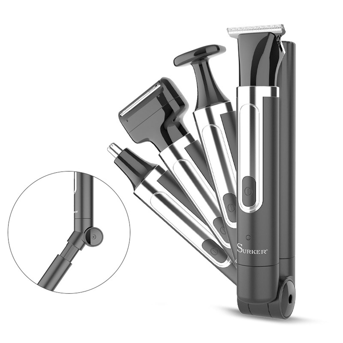 Surker 4-in-1 Shaver for Men G - مراجعة Men'S Grooming Razor Kit وسعره