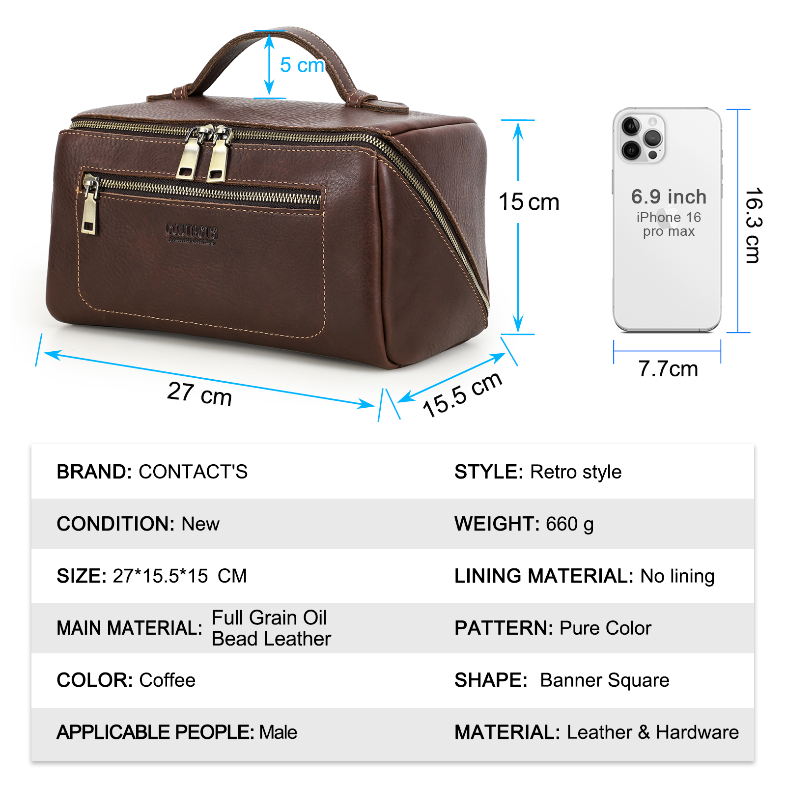 Personalized Cosmetic Bags Men - مراجعة Men'S Grooming Makeup وسعره