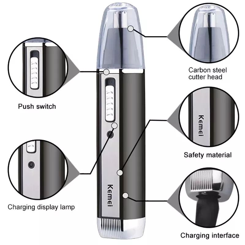 Kemei Rechargeable Electric Al - مراجعة Men'S Grooming Facial وسعره