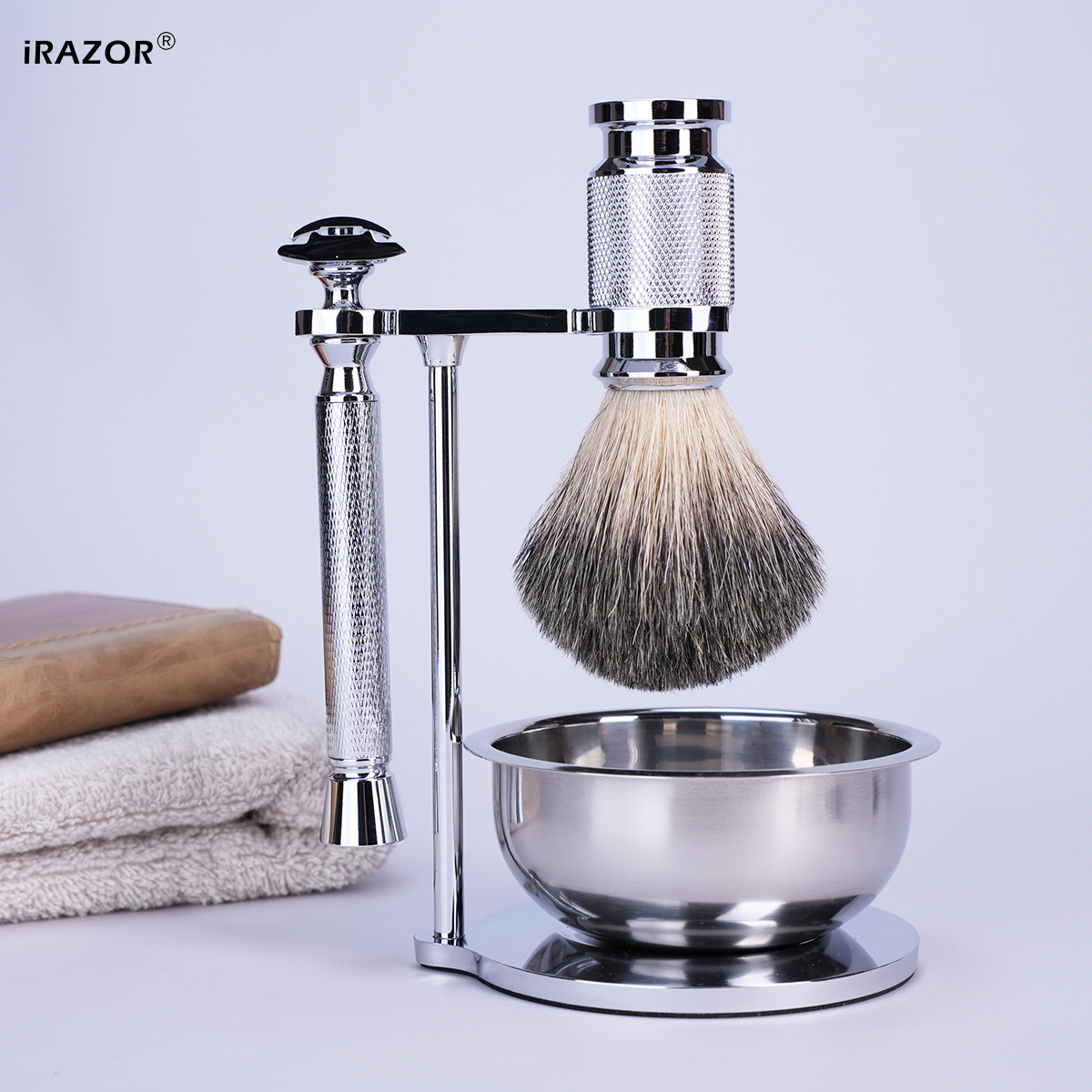 iRAZOR Double Edge Safety Razo - مراجعة Men'S Grooming Razor Kit وسعره
