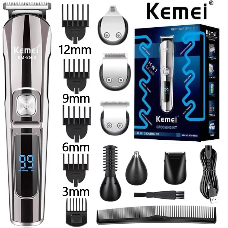 Kemei Professional Multifuncti - مراجعة Men'S Grooming Razor Kit وسعره