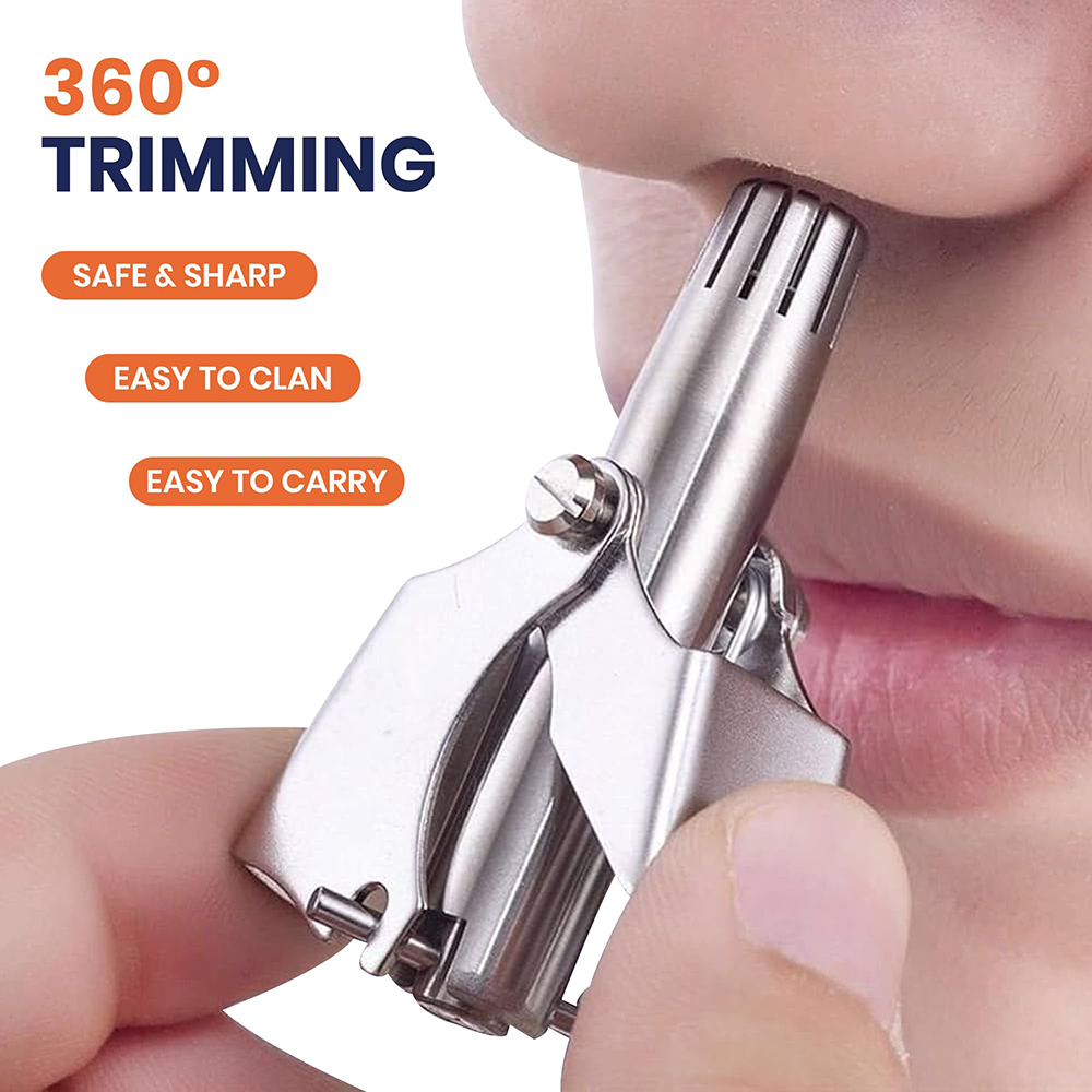 Portable Stainless Steel Manua - مراجعة Men'S Grooming Ear Hair وسعره