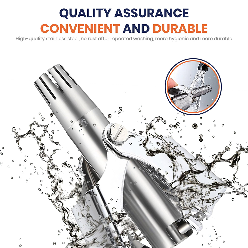 Portable Stainless Steel Manua - مراجعة Men'S Grooming Ear Hair وسعره