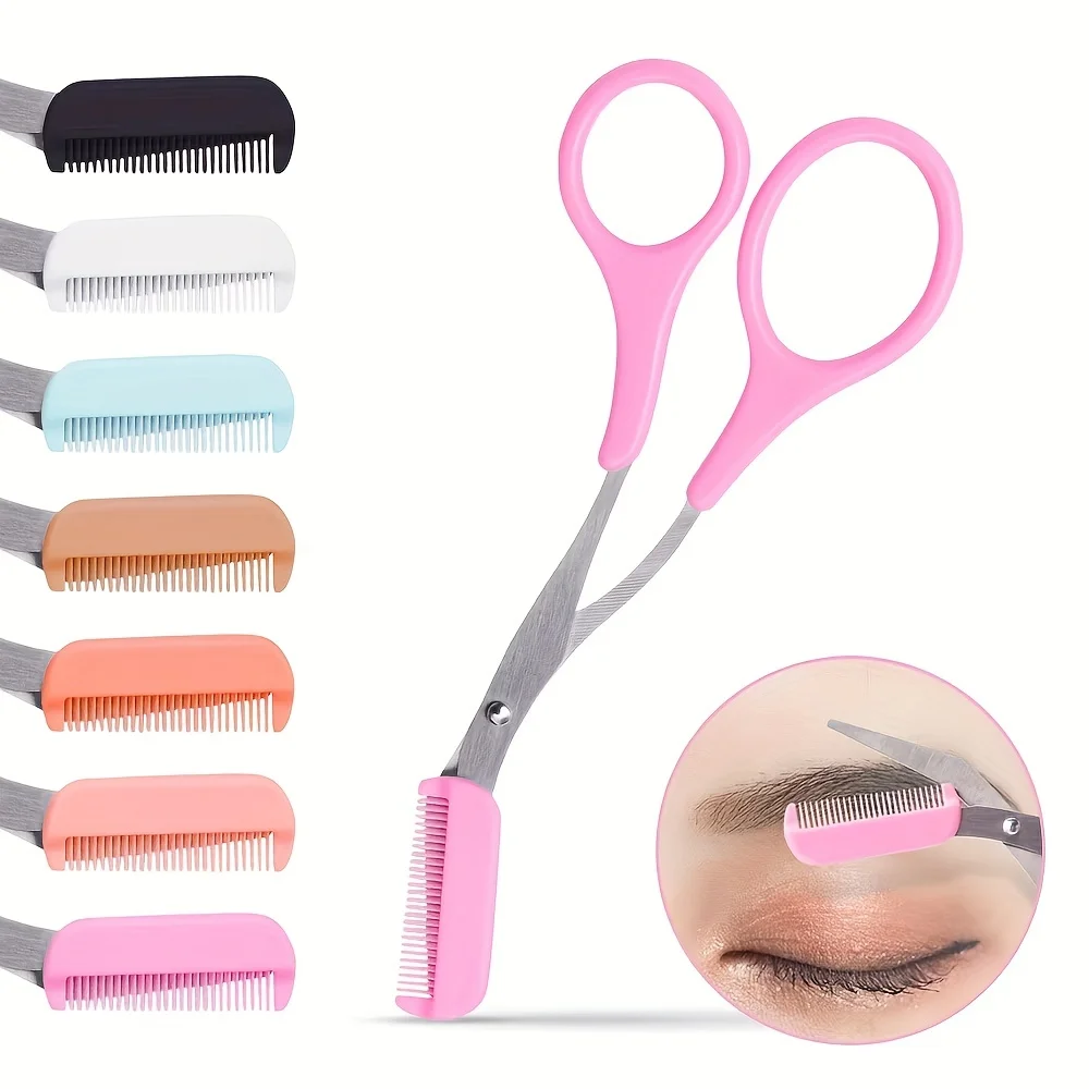 Eyebrow Trimmer Scissor With C - مراجعة Men'S Grooming Makeup وسعره