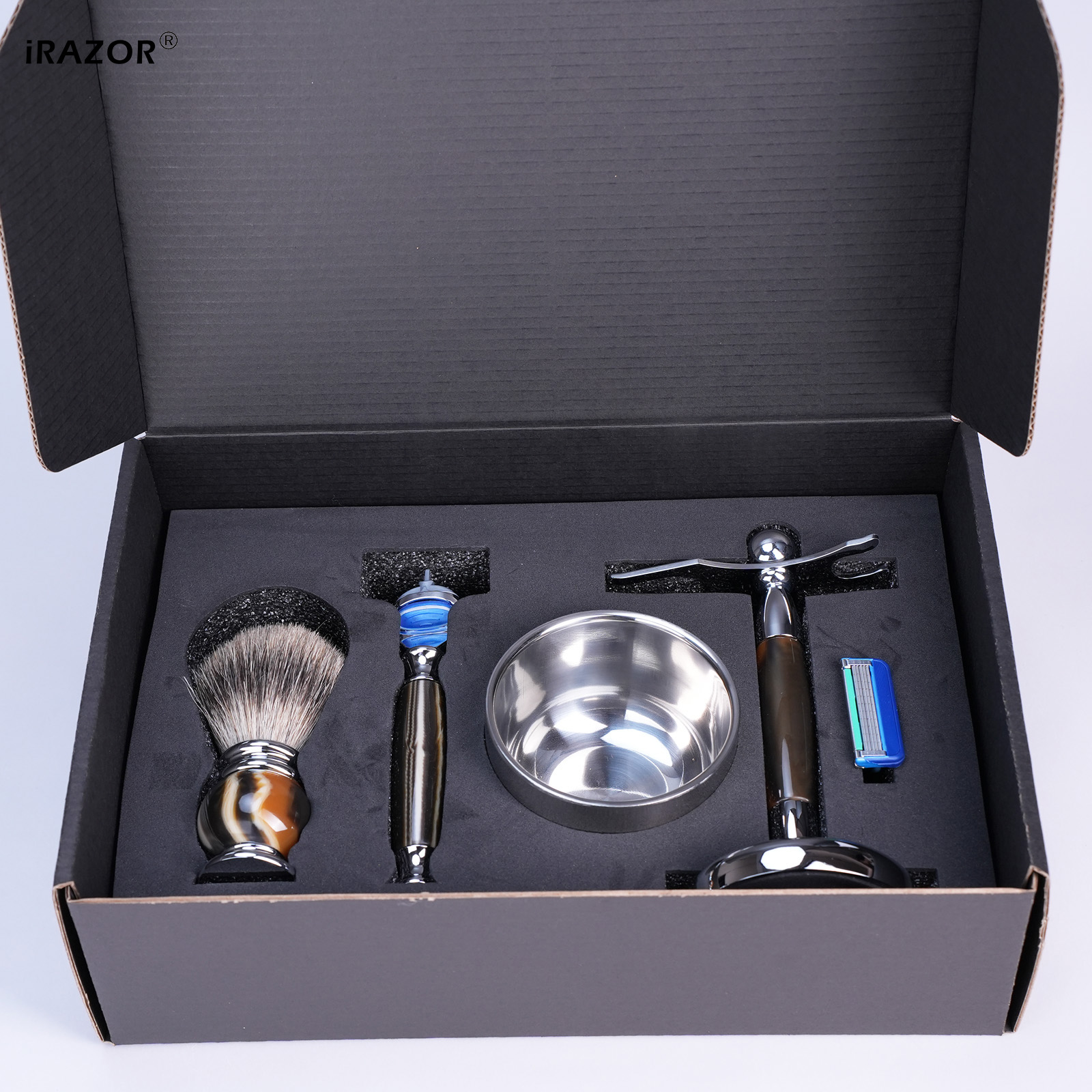 iRAZOR Luxury 5-Blade F5 Fusio - مراجعة Men'S Grooming Razor Kit وسعره