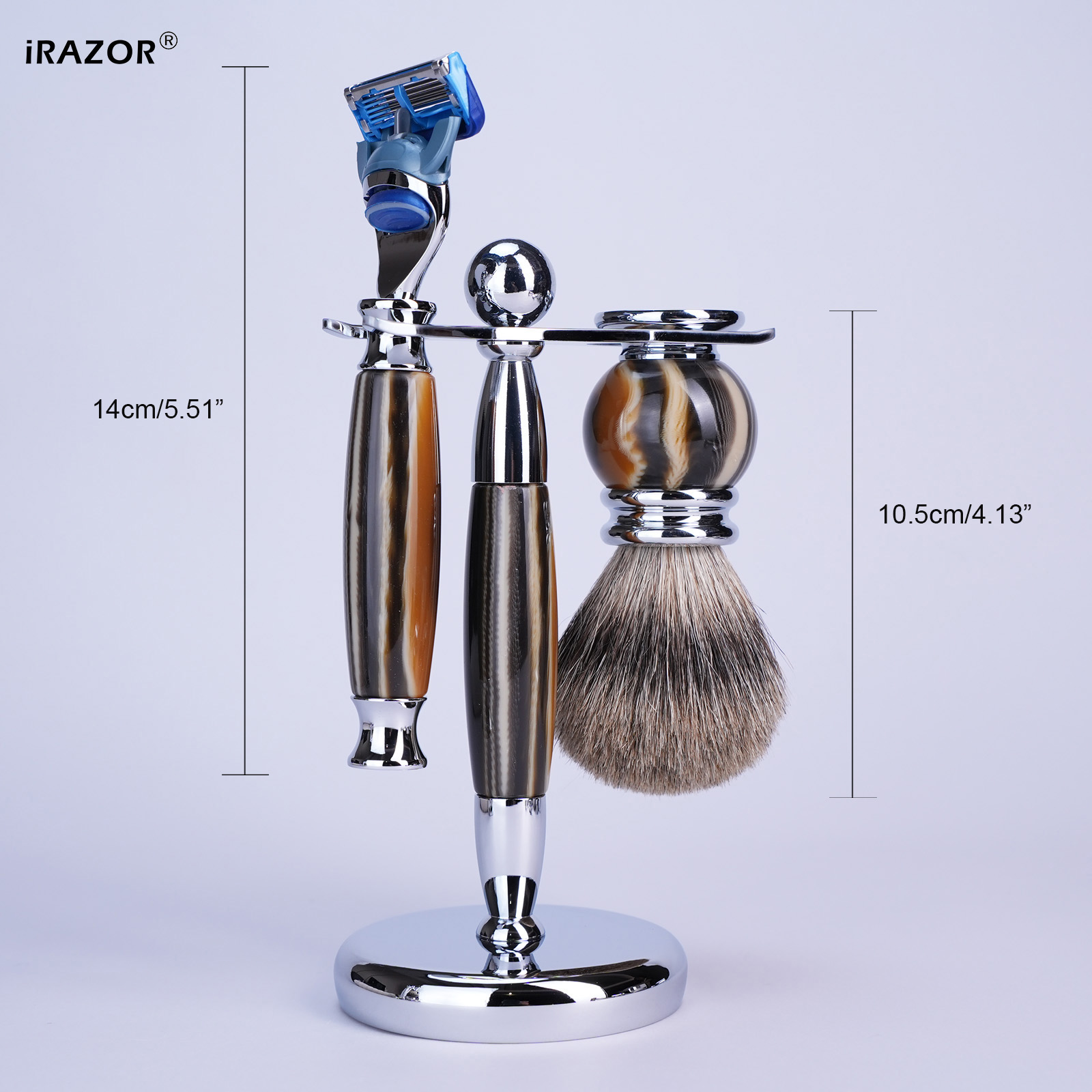 iRAZOR Luxury 5-Blade F5 Fusio - مراجعة Men'S Grooming Razor Kit وسعره