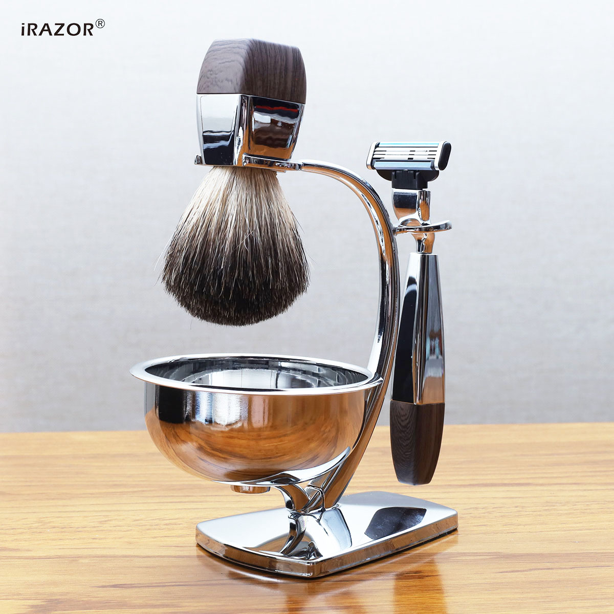 iRAZOR Professional Wet Shavin - مراجعة Men'S Grooming Razor Kit وسعره