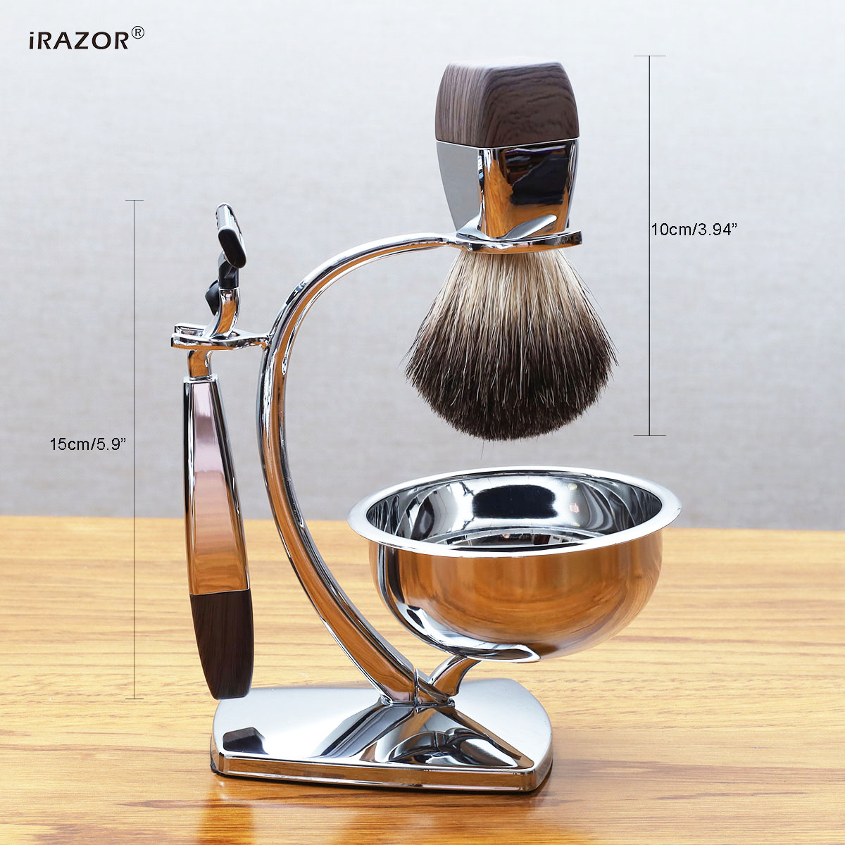 iRAZOR Professional Wet Shavin - مراجعة Men'S Grooming Razor Kit وسعره