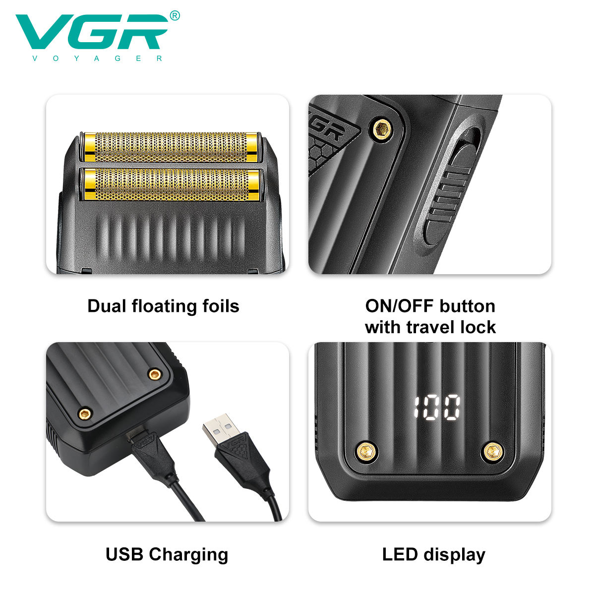 VGR 363 Razor Electric Shaver  - مراجعة Eyebrow Razor Trimmer وسعره