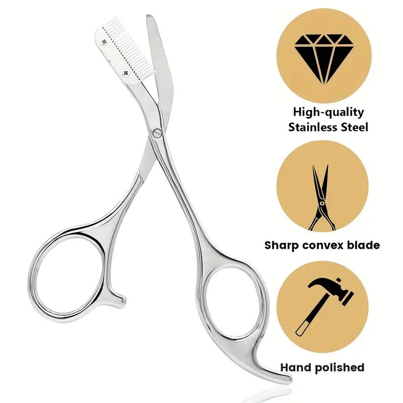Stainless Steel Eyebrow Trimme - مراجعة Men'S Grooming Makeup وسعره