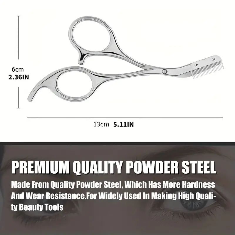 Stainless Steel Eyebrow Trimme - مراجعة Men'S Grooming Makeup وسعره