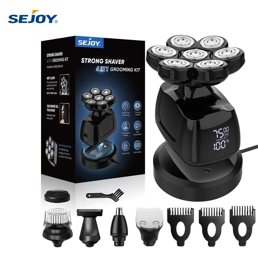 SEJOY Multifunctional 7D Head  - مراجعة Men'S Grooming Razor Kit وسعره